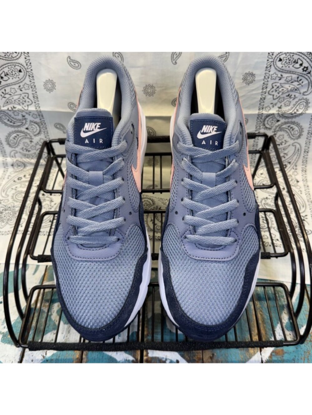 Nike Air Max SC Women's Sneakers Size 9.5 Gray Athletic Shoes CW4554-400 Worn 1X - Picture 6 of 10